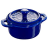 STAUB | CERAMIQUE - Mini Cocotte - Ø 100mm - rund - keramik - mørkeblå