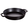 STAUB | Pander - Paella-pande - Ø 340mm - Støbejern - Sort