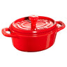 STAUB | CERAMIQUE - Mini Cocotte - Ø 100mm - oval - keramik - kirsebærrød