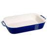 STAUB | CERAMIQUE - Gryderet - 340x240mm - Keramik - Mørkeblå