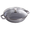 STAUB | SPECIALITIES - Wok med glaslåg - Ø 300mm - Støbejern - Grafitgrå