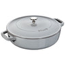 STAUB | BRAISERS - Stegeso med Chistera Drop-Structure - 280mm - Støbejern - Grafitgrå