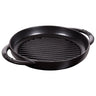 STAUB | GRILLPANDE - Pure Grill - Ø 230mm - Støbejern - Sort