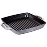 STAUB | GRILLPANDE - Grillpande - 280x280mm - Støbejern - Grafitgrå