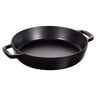 STAUB | Pander - Stegepande - Ø 260mm - Støbejern - Sort