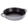 STAUB | Pander - Stegepande - Ø 260mm - Støbejern - Grafitgrå