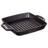 STAUB | GRILLPANDE - Grillpande - 230x230mm - Støbejern - Sort