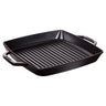 STAUB | GRILLPANDE - Grillpande - 330x330mm - Støbejern - Sort