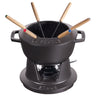 STAUB | SPECIALITETER - Fonduesæt - Ø 180mm - Støbejern - Sort