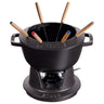 STAUB | SPECIALITIES - Fonduesæt - Ø 200mm - Støbejern - Sort