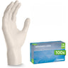 (10 stk.) ARNOWA | Engangshandsker af latex - 100 stk. - Størrelse M - Natur