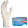 (10 stk.) ARNOWA | Engangshandsker af latex - 100 stk - Størrelse S - Natur