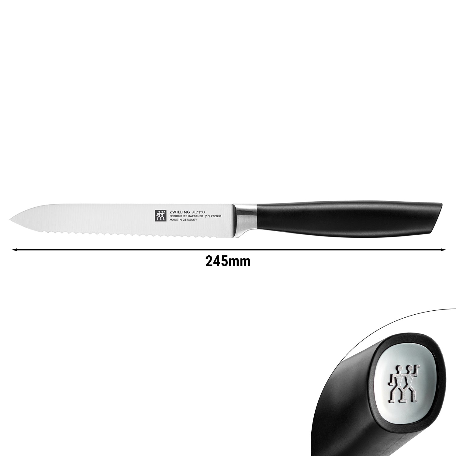 ZWILLING | ALL * STAR - Universalkniv - Klinge: 130mm - Sølv