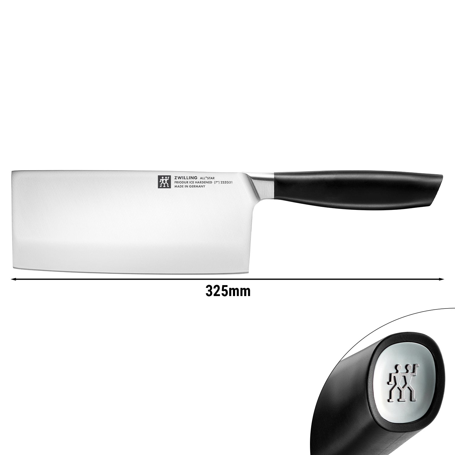 ZWILLING | ALL * STAR - Chin. Kokkekniv - Blad: 180mm - Sølv