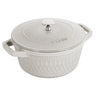 STAUB | LA COCOTTE - Cocotte - Ø 240mm - Støbejern - Hvid trøffel