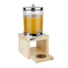 Juicedispenser - BRIDGE - 4 Liter - inkl. stativ, 2 genopladelige batterier og berøringsfri adapter
