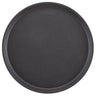 (12 stk.) CAMBRO | CAMTREAD® - Glasfiberbakke - rund - ø 280 mm - høj profil - sort