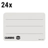 (24 stk.) Cambro | StoreSafe® rotationsetiketter - ublank - 250 etiketter pr. rulle