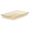 (6 stk.) CAMBRO | H-PAN™ Varmebestandige GN-beholdere 1/1 - Amber - Dybde 65 mm