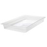 (6 stk.) CAMBRO | Camwear® polypropylen GN-beholdere 1/1 - mælkefarvet - dybde 65 mm