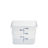 (6 stk.) CAMBRO | CAMSQUARES® - Beholder - 11,4 liter - Transparent