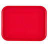 (12 stk.) CAMBRO | Fastfood-bakke - rektangulær - 360x460mm - høj profil - rød