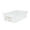 (6 stk.) CAMBRO | SafeTrak - Polypropylenbeholdere GN 1/1 - Milky - Højde: 150mm