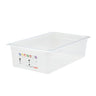 (6 stk.) CAMBRO | SafeTrak - Polypropylenbeholdere GN 1/1 - Milky - Højde: 150mm