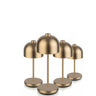 (4 stk.) Bordlampe - JOSEF MINI - dæmpbar i 3 trin - Ø 80mm - Champagne