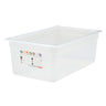 (6 stk.) CAMBRO | SafeTrak - Polypropylenbeholdere GN 1/1 - Milky - Højde: 200mm