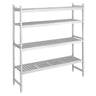 Aluminium bundreol (anodiseret) - 1486 x 1685 mm