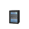 GASTRO-COOL | Minibar-køleskab - 430 mm - 62 l - med 1 glasdør - sort