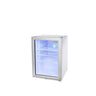 GASTRO-COOL | Minibar-køleskab - 430 mm - 62 l - med 1 glasdør - sølv