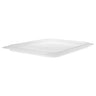 (6 stk.) CAMBRO | Camwear® polypropylen GN-låg 1/2 - lufttæt - mælkefarvet