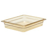 (6 stk.) CAMBRO | H-PAN™ Varmebestandige GN-beholdere 1/2 - Ravfarvet - Dybde 65 mm