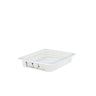 (6 stk.) CAMBRO | SafeTrak - Polypropylenbeholdere GN 1/2 - Milky - Højde: 65mm