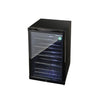 GASTRO-COOL | Barkøleskab - 540 mm - 130 l - med 1 glasdør - sort