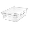 (6 stk.) CAMBRO | Camview® - Copolymer GN-beholder 1/2 - Klar - Højde: 100 mm - BPA-fri