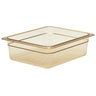 (6 stk.) CAMBRO | H-PAN™ Varmebestandige GN-beholdere 1/2 - Amber - Dybde 100 mm
