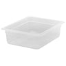 (6 stk.) CAMBRO | Camwear® polypropylen GN-beholdere 1/2 - mælkefarvet - dybde 100 mm