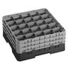 CAMBRO | CAMRACK® - Kurv til glasvask 1/1 med 3 forlængere - 500x500mm - 25 rum - Sort