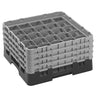 CAMBRO | CAMRACK® - Kurv til glasvask 1/1 med 4 forlængere - 500x500mm - 25 rum - Sort