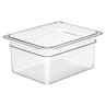 (6 stk.) CAMBRO | Camview® - Copolymer GN-beholder 1/2 - Klar - Højde: 150 mm - BPA-fri