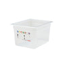 (6 stk.) CAMBRO | SafeTrak - Polypropylenbeholdere GN 1/2 - Milky - Højde: 200mm