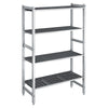 Basisreol i aluminium - 960 x 1800 mm