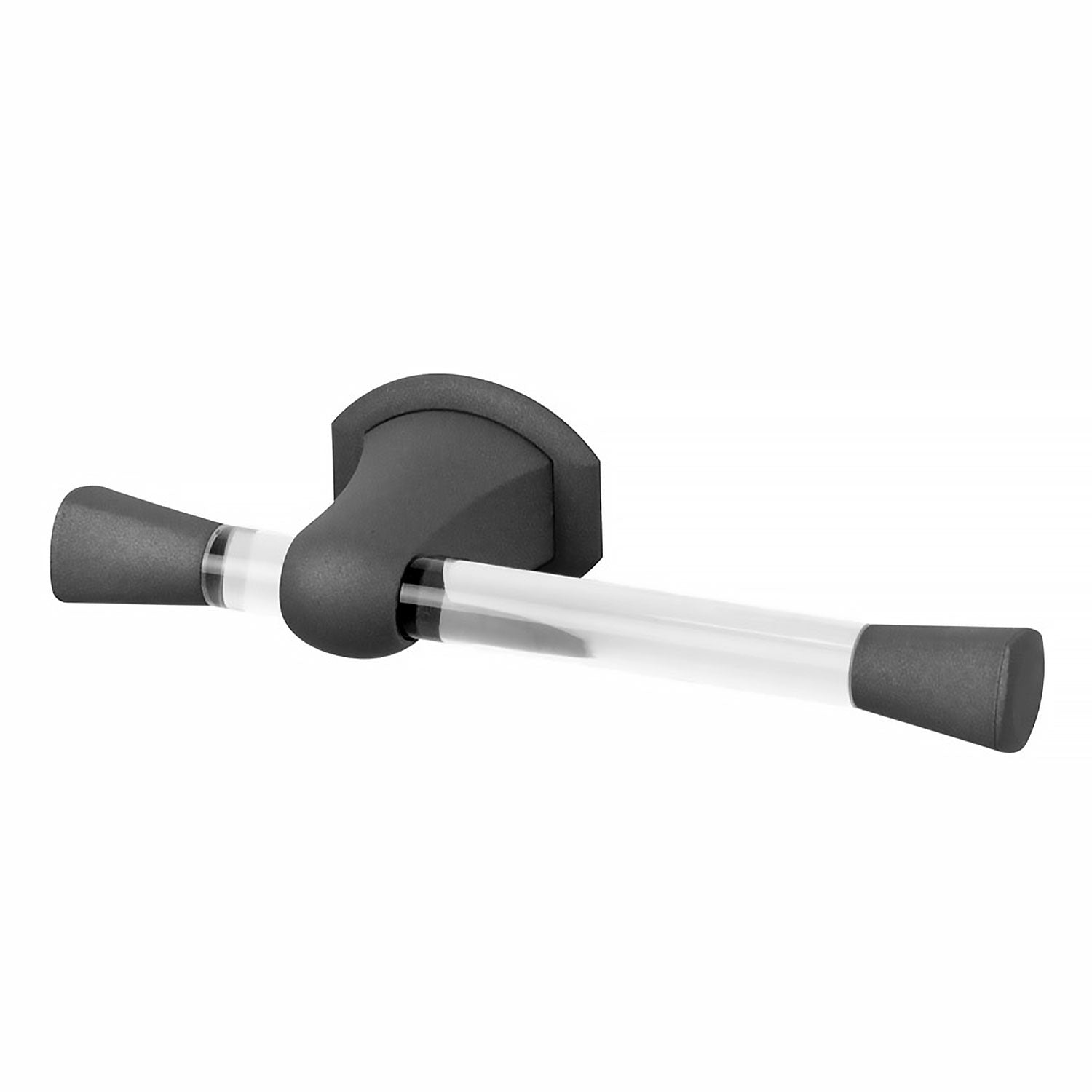 AIR-WOLF | Toiletrulleholder til 1 husholdningsrulle - ABS-plast - antracit