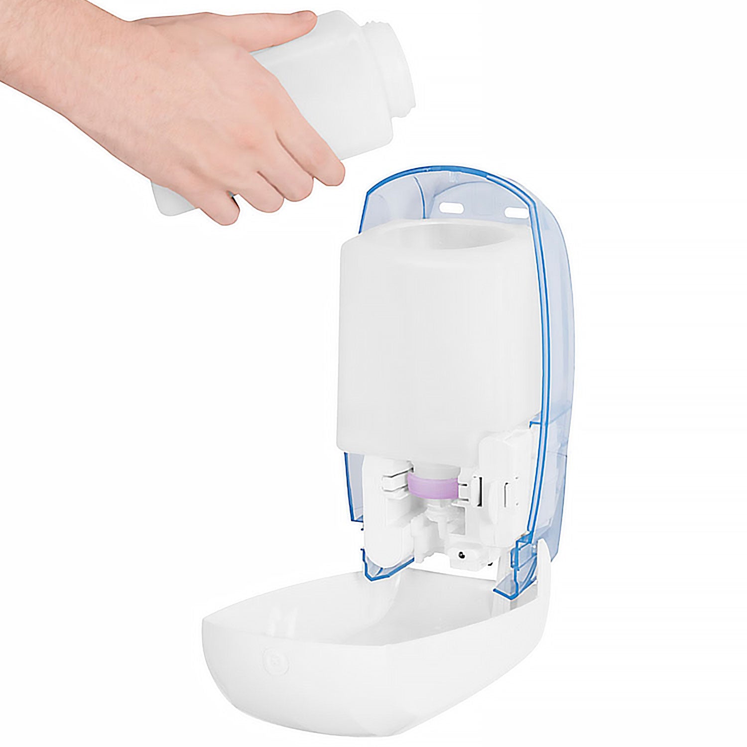 AIR-WOLF | Sæbedispenser med sensor - 1200 ml - ABS-plast - hvid