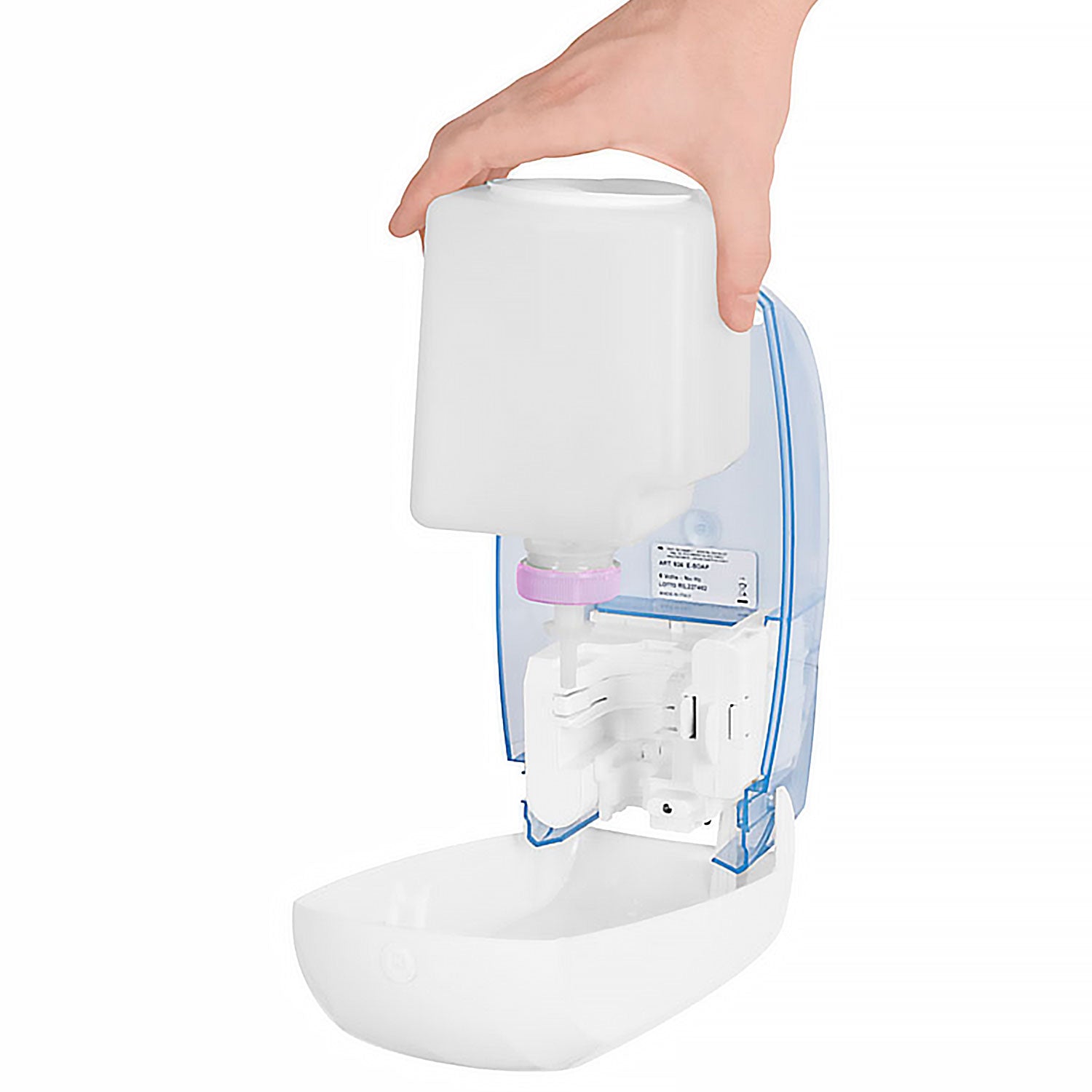 AIR-WOLF | Sæbedispenser med sensor - 1200 ml - ABS-plast - hvid