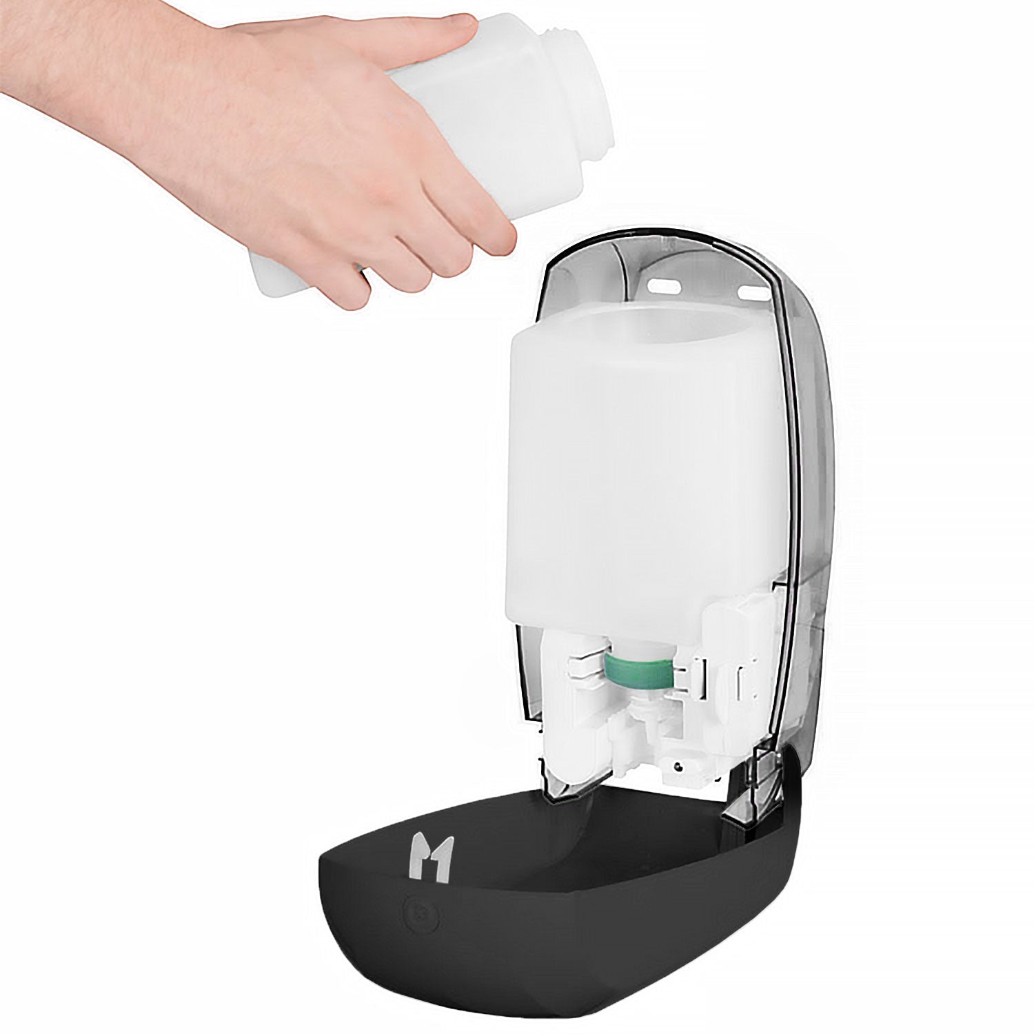 AIR-WOLF | Sæbedispenser med sensor - 1200 ml - ABS-plast - antracit