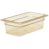 (6 stk.) CAMBRO | H-PAN™ Varmebestandige GN-beholdere 1/3 - Ravfarvet - Dybde 100 mm